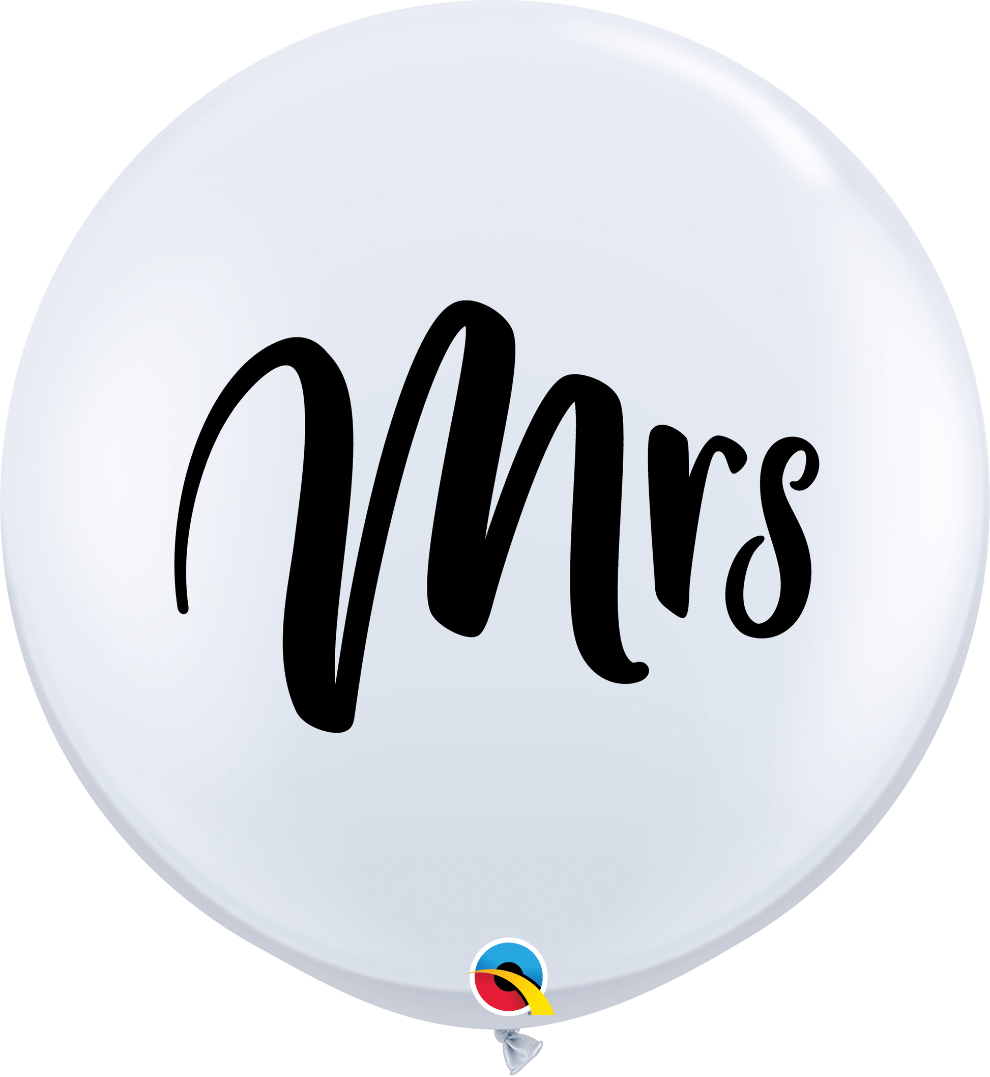 Qualatex Latex 3' Round Mrs. Balloons (2 pack)