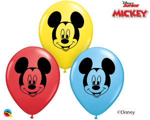 Qualatex Latex 5" Mickey Mouse Face (100 count)