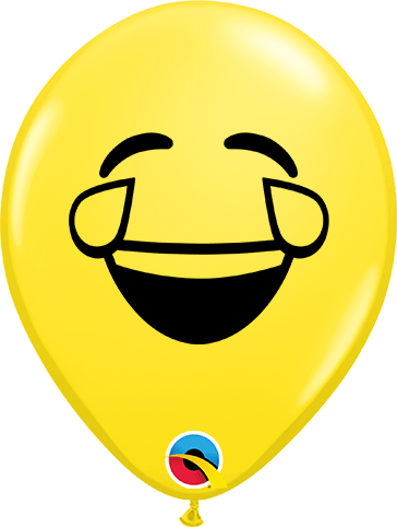 Qualatex Latex 5" Round Smiley Faces Assortment Balloons (100 pack)