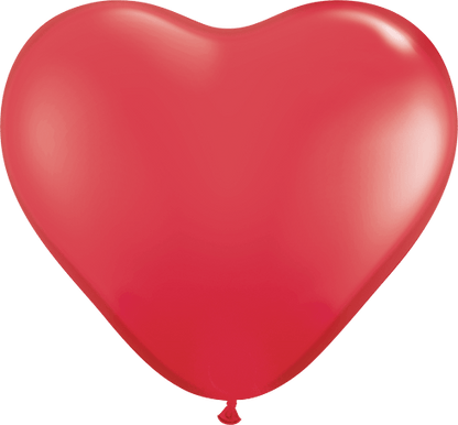 Qualatex Latex 6″ Red Heart Latex Balloons (100)
