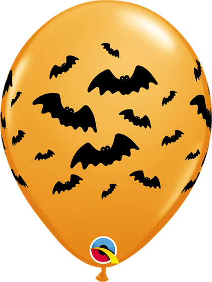 Qualatex Latex Assorted Spooky Design Assortment 11″ Latex Balloons (50 count)