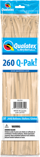 Qualatex Latex Blush 260Q Latex Balloons (50)