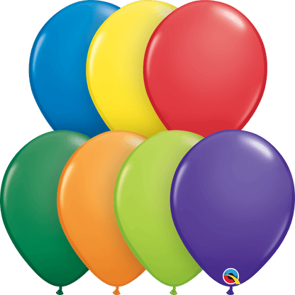Qualatex Latex Carnival Assortment 11″ Latex Balloons (100)
