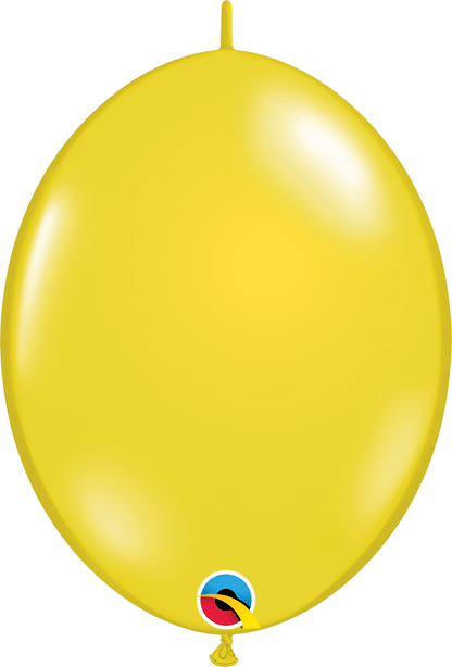 Qualatex Latex Citrine Yellow 12" QuickLink® Balloons (50 count)