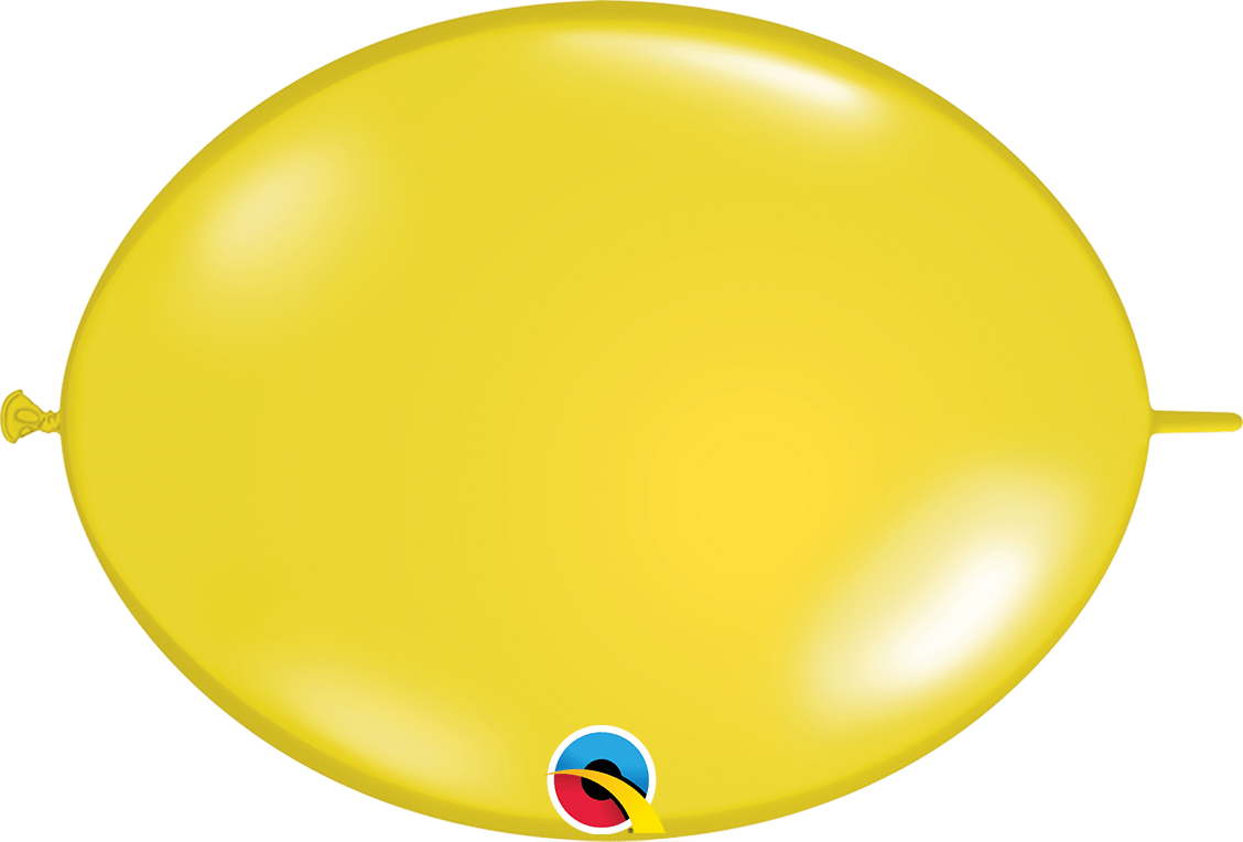 Qualatex Latex Citrine Yellow 12" QuickLink® Balloons (50 count)
