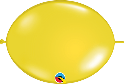 Qualatex Latex Citrine Yellow 12" QuickLink® Balloons (50 count)