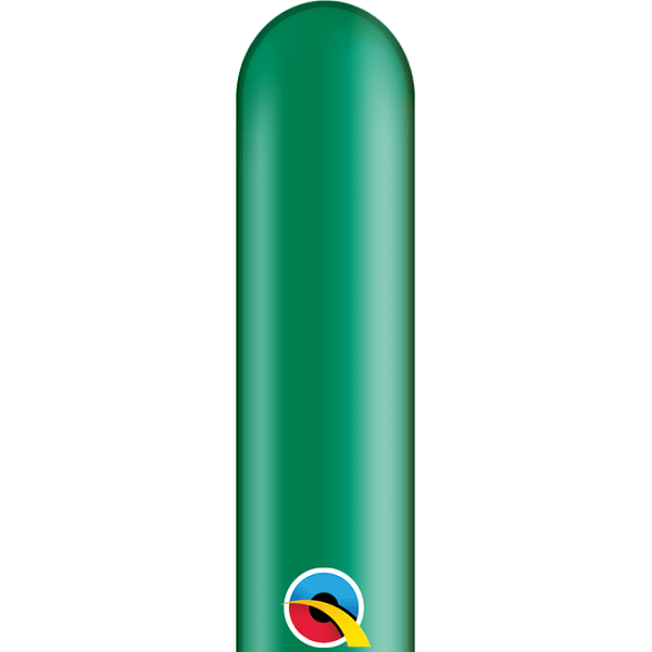 Qualatex Latex Emerald Green 260Q Latex Balloons (100)