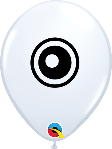 Qualatex Latex Eyeballs 5″ Latex Balloons (100 count)