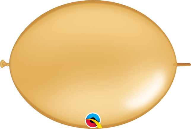 Qualatex Latex Gold 06" QuickLink® Balloons (50 count)