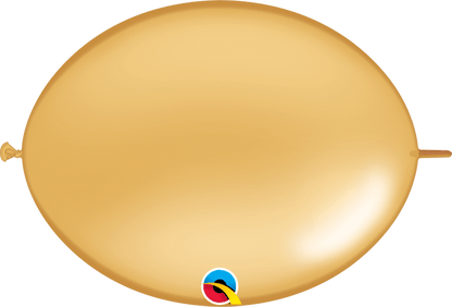 Qualatex Latex Gold 06" QuickLink® Balloons (50 count)
