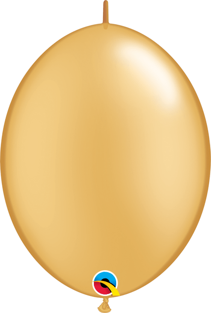 Qualatex Latex Gold 06" QuickLink® Balloons (50 count)