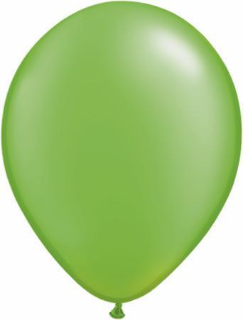 Qualatex Latex Lime Green Pearl 11″ Latex Balloons (100)