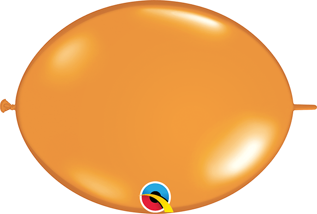 Qualatex Latex Mandarin Orange 06" QuickLink® Balloons (50 count)