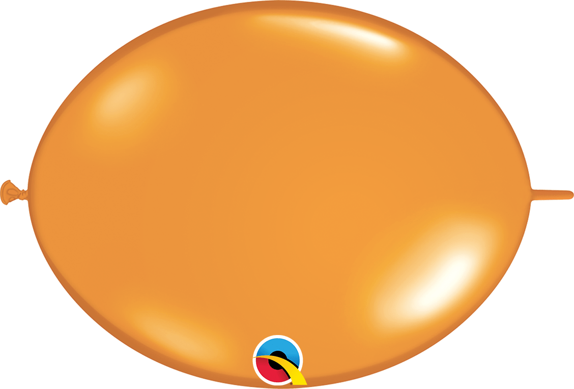 Qualatex Latex Mandarin Orange 12" QuickLink® Balloons (50 count)