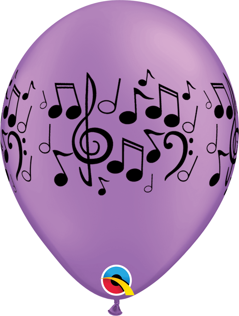 Qualatex Latex Music Notes 11″ Latex Balloons (50)