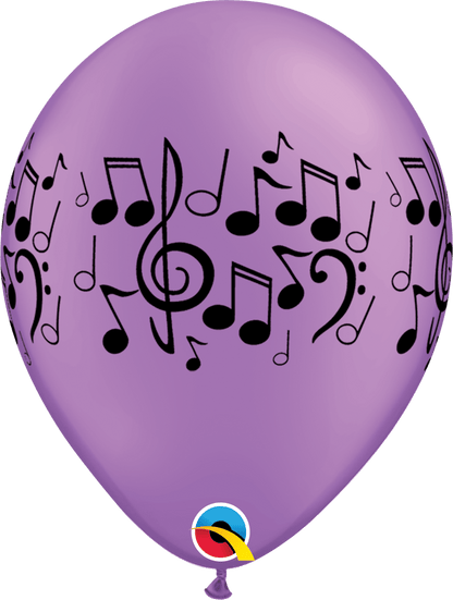 Qualatex Latex Music Notes 11″ Latex Balloons (50)
