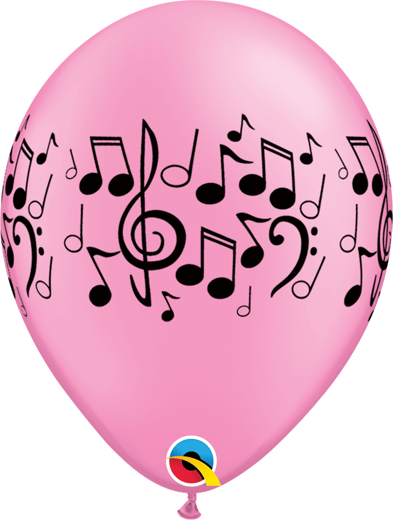 Qualatex Latex Music Notes 11″ Latex Balloons (50)