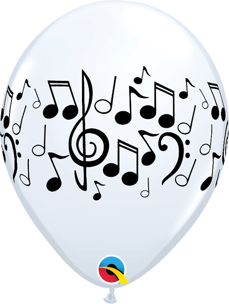 Qualatex Latex Music Notes 11″ Latex Balloons (50)