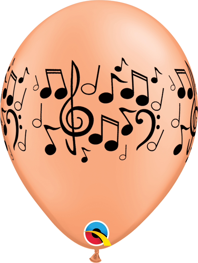 Qualatex Latex Music Notes 11″ Latex Balloons (50)