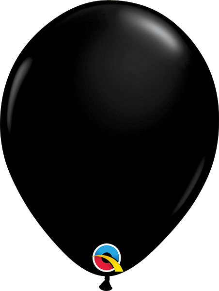 Qualatex Latex Onyx Black 11″ Latex Balloons (25 count)