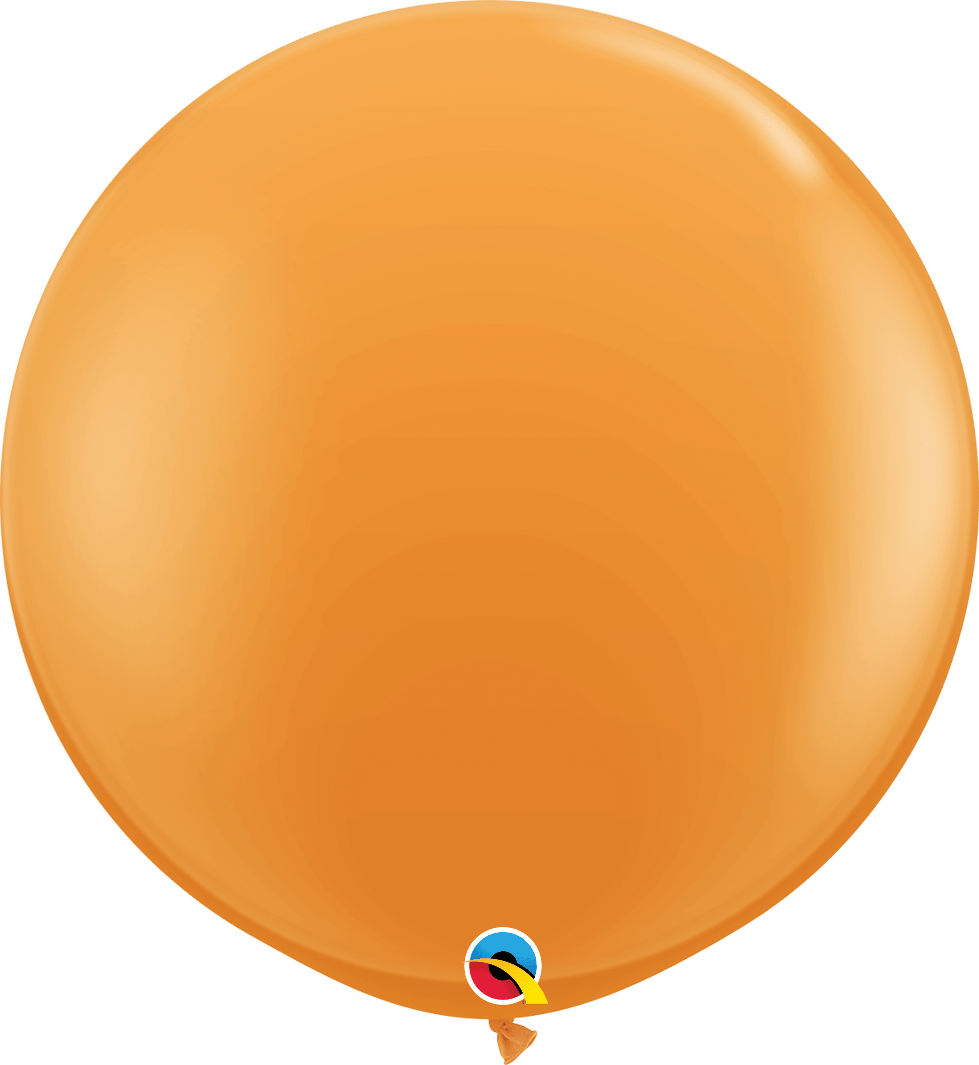Qualatex Latex Orange 36″ (3′ Spherical) Latex Balloons (2)