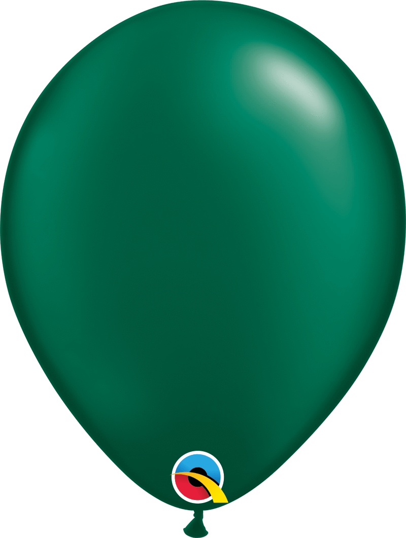 Qualatex Latex Pearl Forest Green 11″ Latex Balloons (100)