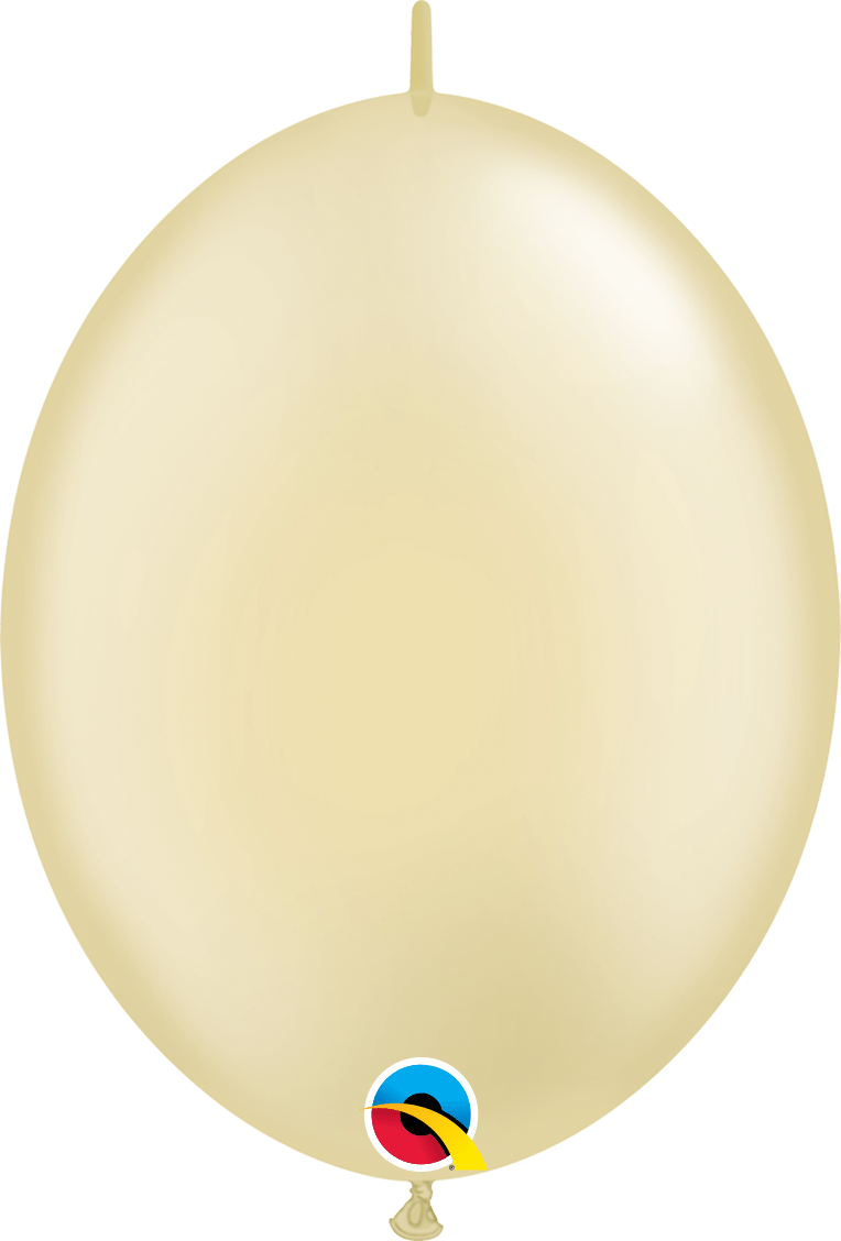 Qualatex Latex Pearl Ivory 12" QuickLink® Balloons (50 count)