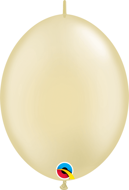 Qualatex Latex Pearl Ivory 12" QuickLink® Balloons (50 count)