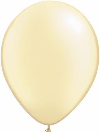 Qualatex Latex Pearl Ivory 5″ Latex Balloons (100)