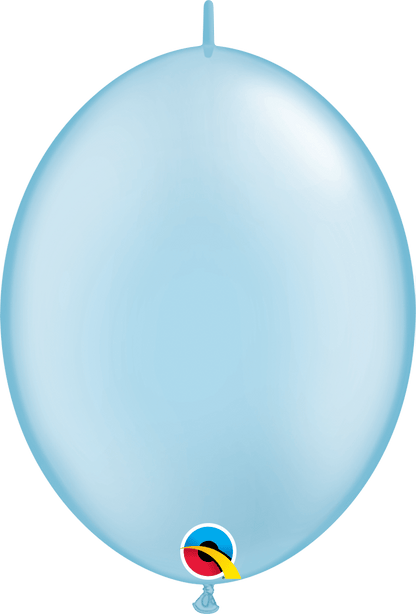 Qualatex Latex Pearl Light Blue 12" QuickLink® Balloons (50 count)