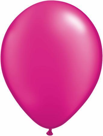 Qualatex Latex Pearl Magenta 11″ Latex Balloons (100)