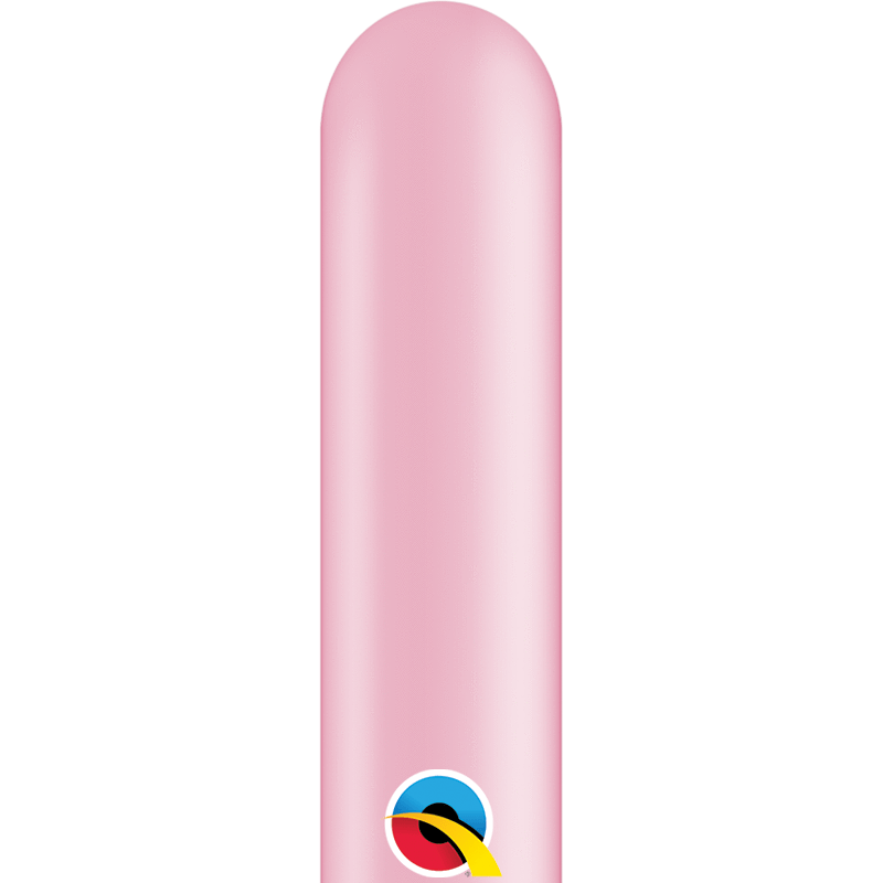Qualatex Latex Pearl Pink 260Q Latex Balloons (100)