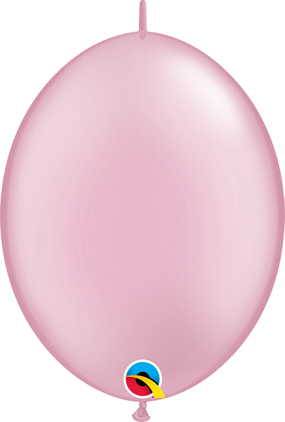 Qualatex Latex Pearl Pink Quicklink 12″ Latex Balloons (50 count)