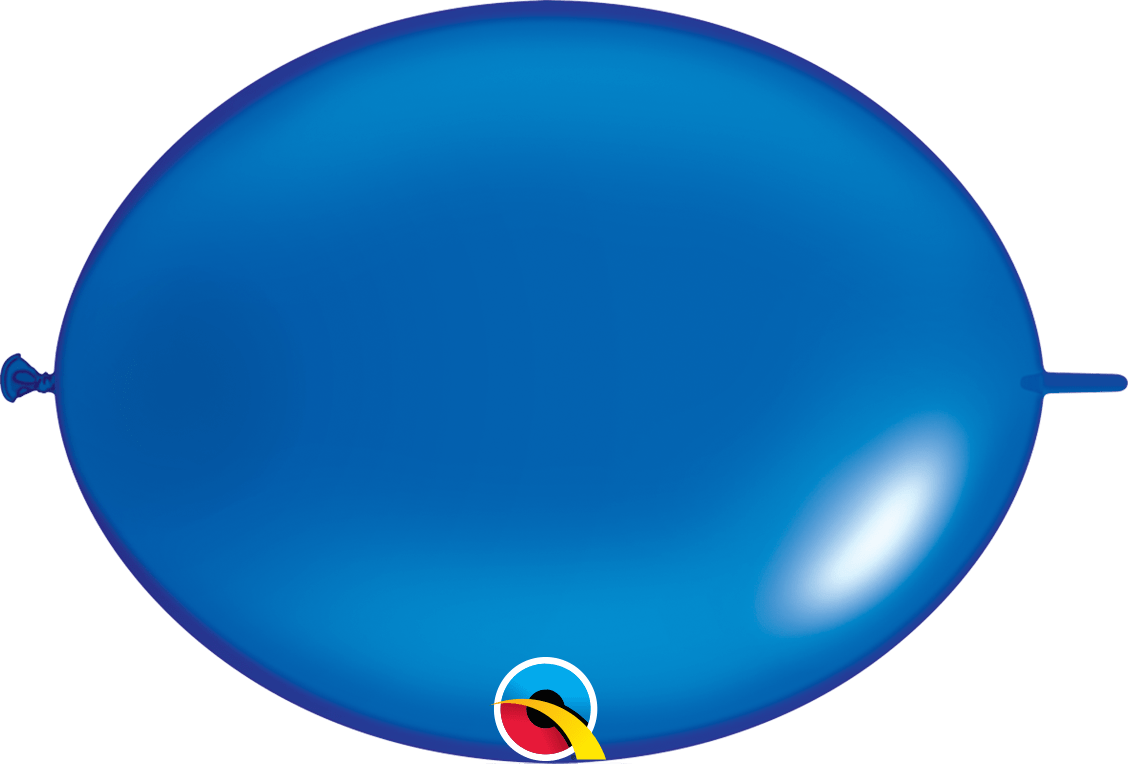 Qualatex Latex Pearl Sapphire Blue 12" QuickLink® Balloons (50 count)