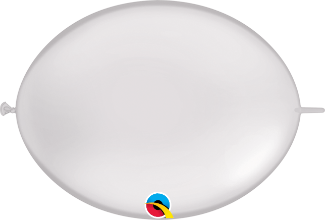 Qualatex Latex Pearl White 06" QuickLink® Balloons (50 count)