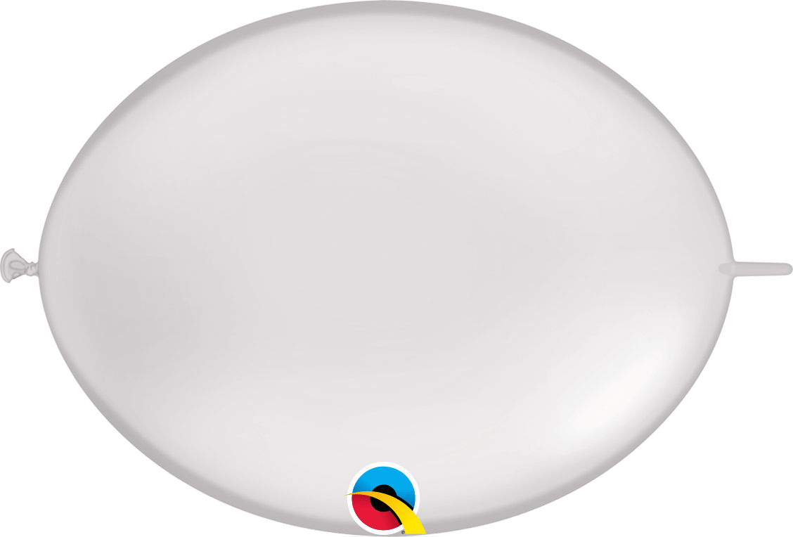 Qualatex Latex Pearl White 12" QuickLink® Balloons (50 count)