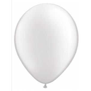 Qualatex Latex Pearl White 16″ Latex Balloons (50 count)