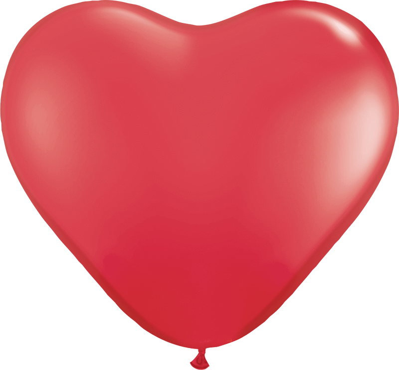 Qualatex Latex Red 11″ Heart Latex Balloons (100)