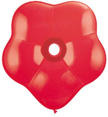 Qualatex Latex Red GEO Blossom 16″ Latex Balloons (25)