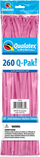 Qualatex Latex Rose 260Q Latex Balloons (50)