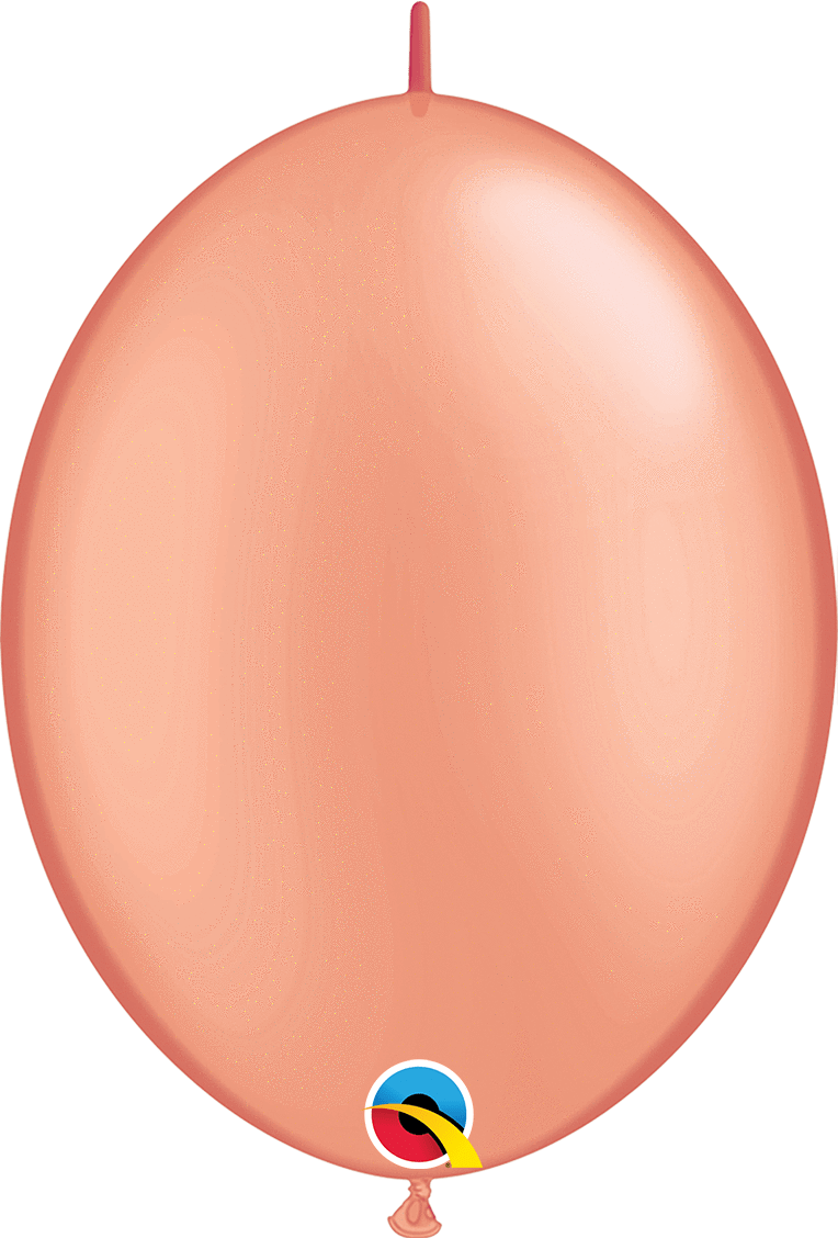 Rose Gold 12″ QuickLink Latex Balloons (50)
