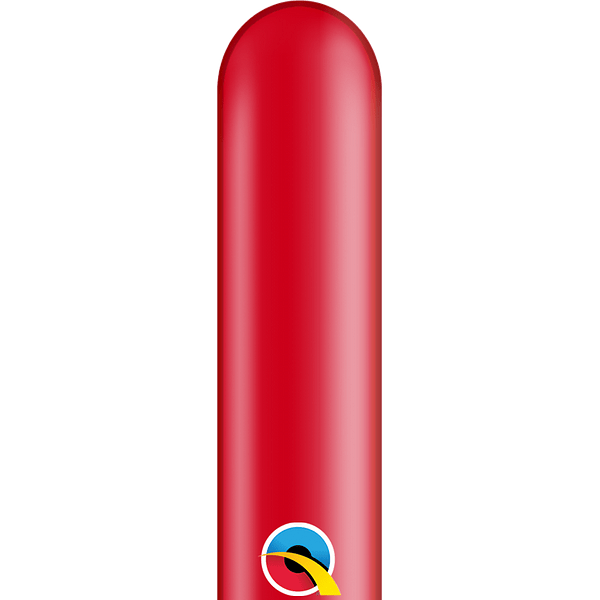 Qualatex Latex Ruby Red 260Q Latex Balloons (100)