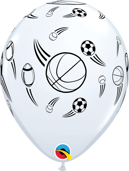 Qualatex Latex Sports Balls 11″ Latex Balloons (50)