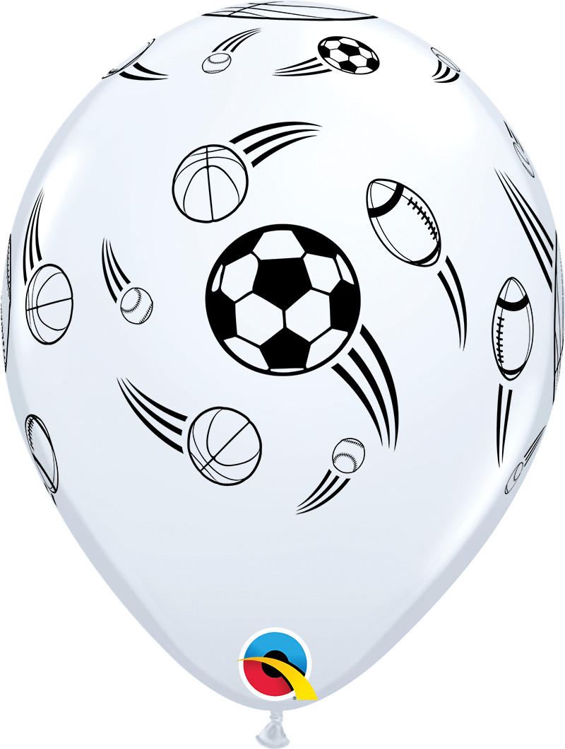 Qualatex Latex Sports Balls 11″ Latex Balloons (50)