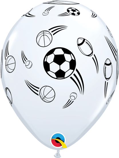 Qualatex Latex Sports Balls 11″ Latex Balloons (50)