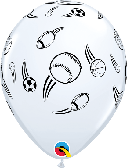 Qualatex Latex Sports Balls 11″ Latex Balloons (50)