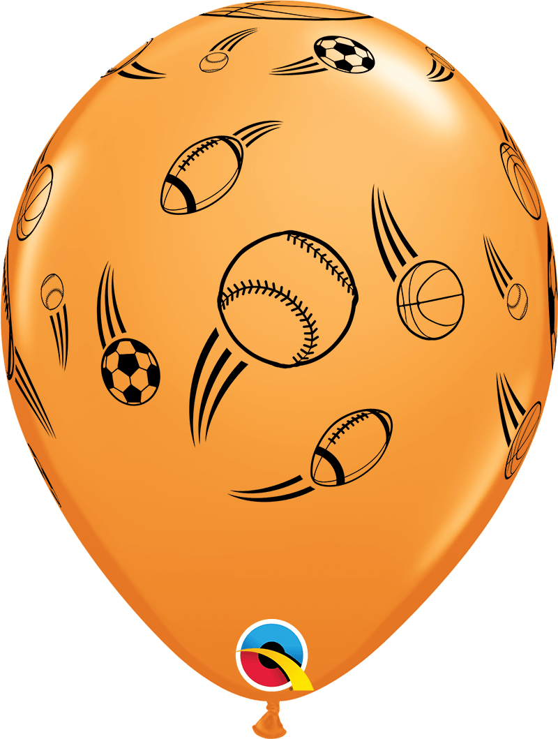 Qualatex Latex Sports Balls 11″ Latex Balloons (50)