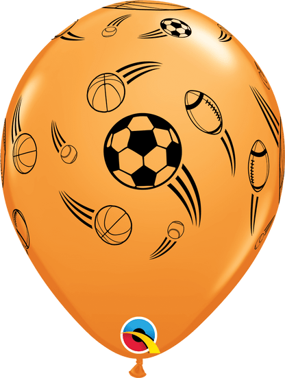 Qualatex Latex Sports Balls 11″ Latex Balloons (50)