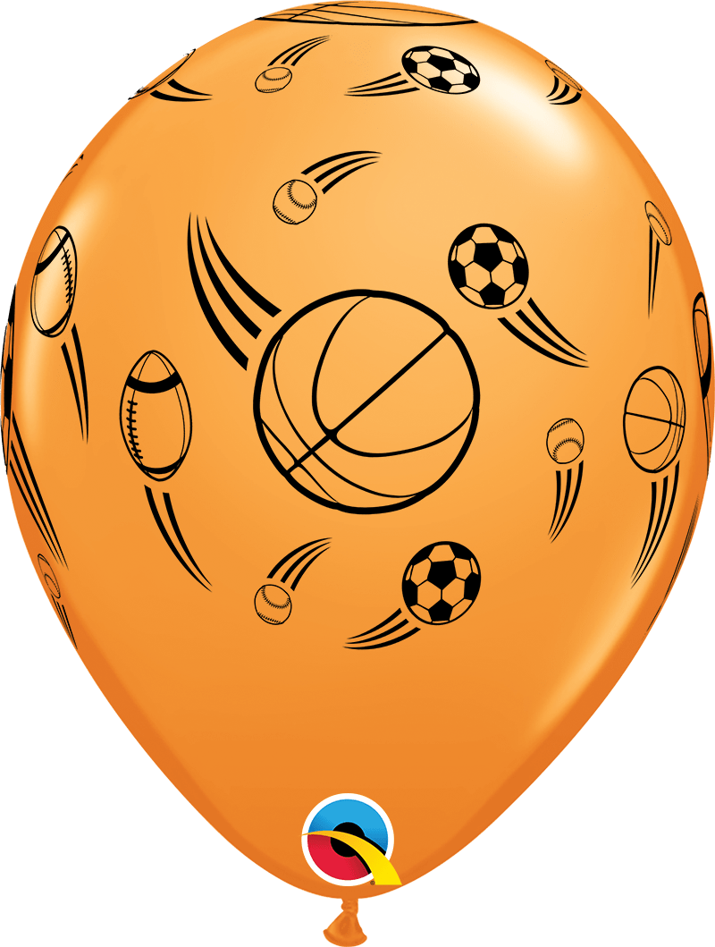 Qualatex Latex Sports Balls 11″ Latex Balloons (50)