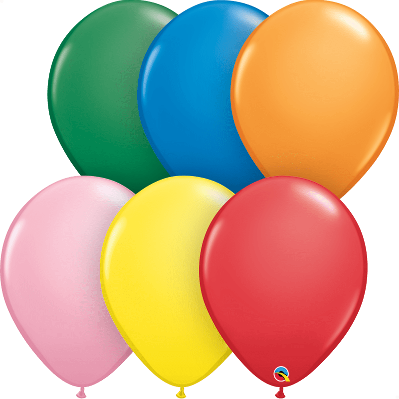 Qualatex Latex Standard Assortment 16″ Latex Balloons (50 count)